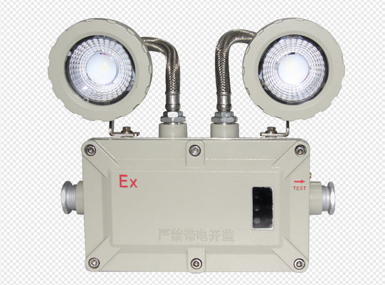2*3Watt 5500-6500K IP66 lampu darurat tahan ledakan Zona 1, 2 &amp; Zona 21, 22