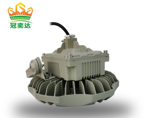 IP66 Rated Flange Mount Ex Db Eb IIC T6 Gb Lampu Teluk Buktinya Ledakan