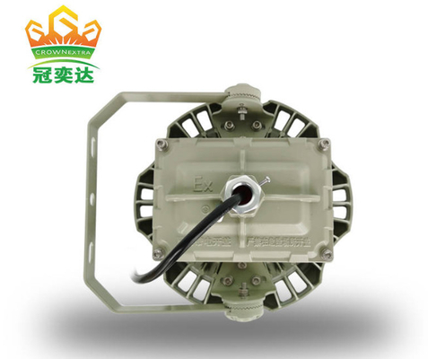IP66 Rated Flange Mount Ex Db Eb IIC T6 Gb Lampu Teluk Buktinya Ledakan