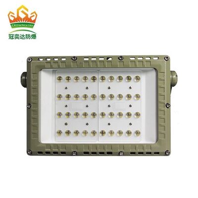 Sertifikat ATEX IECEx RoHS CNEX ISO9001 Led Lampu Banjir Buktinya Led Lampu Banjir dengan Meanwell Drive Disesuaikan untuk lingkungan yang keras